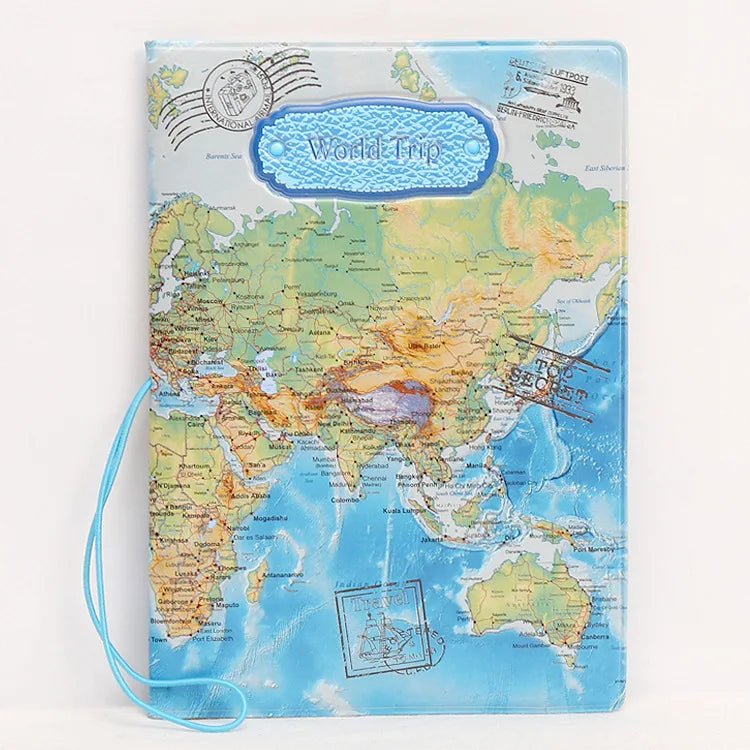 Lover Couple Passport Cover Hot Stamping Wedding Travel Holder