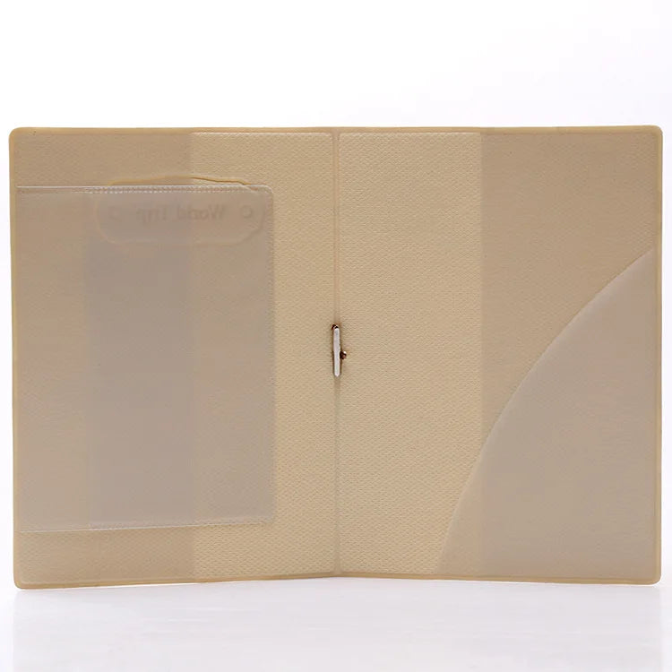 Lover Couple Passport Cover Hot Stamping Wedding Travel Holder