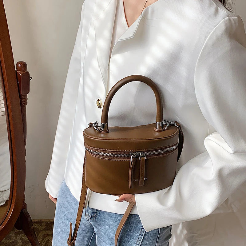 Green Bucket Bag Women Handbag Purse Shoulder Messenger Clutch Evening