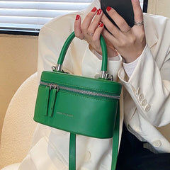 Green Bucket Bag Women Handbag Purse Shoulder Messenger Clutch Evening