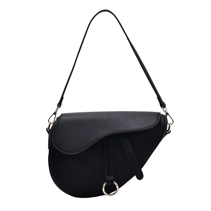 Vintage Crossbody Saddle Bag for Women