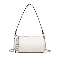 Women Leather Rhinestone Crossbody Bag Chain Shoulder Handbag Tote