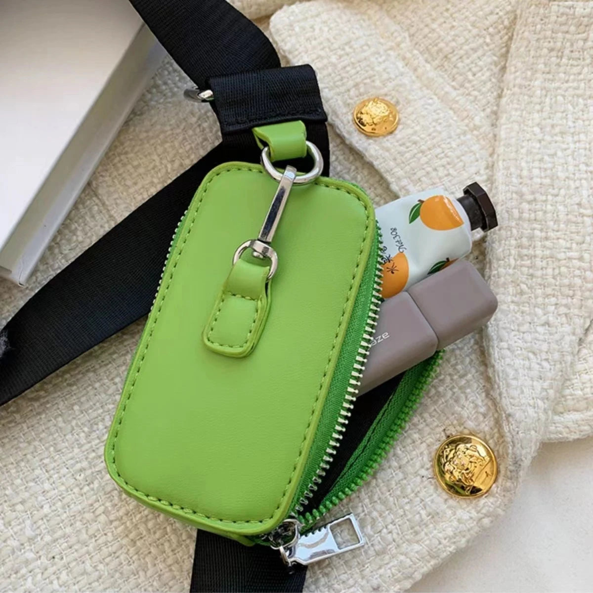 Triangle Shoulder Bags PU Leather Handbag Crossbody Messenger Side Bag