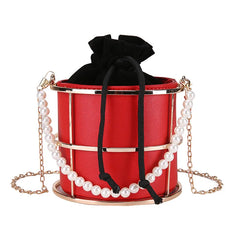 Women's Mini Bird Cage Crossbody Wallet Clutch Bag