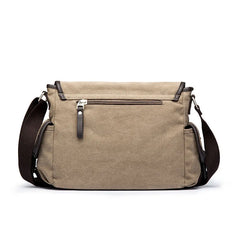 Men Casual Retro School Cross Body Bags Male Vintage Leisure Canvas Business Mes