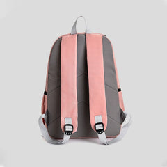 Men Women Canvas Backpacks Large Capacity Unisex Patchwork Softback