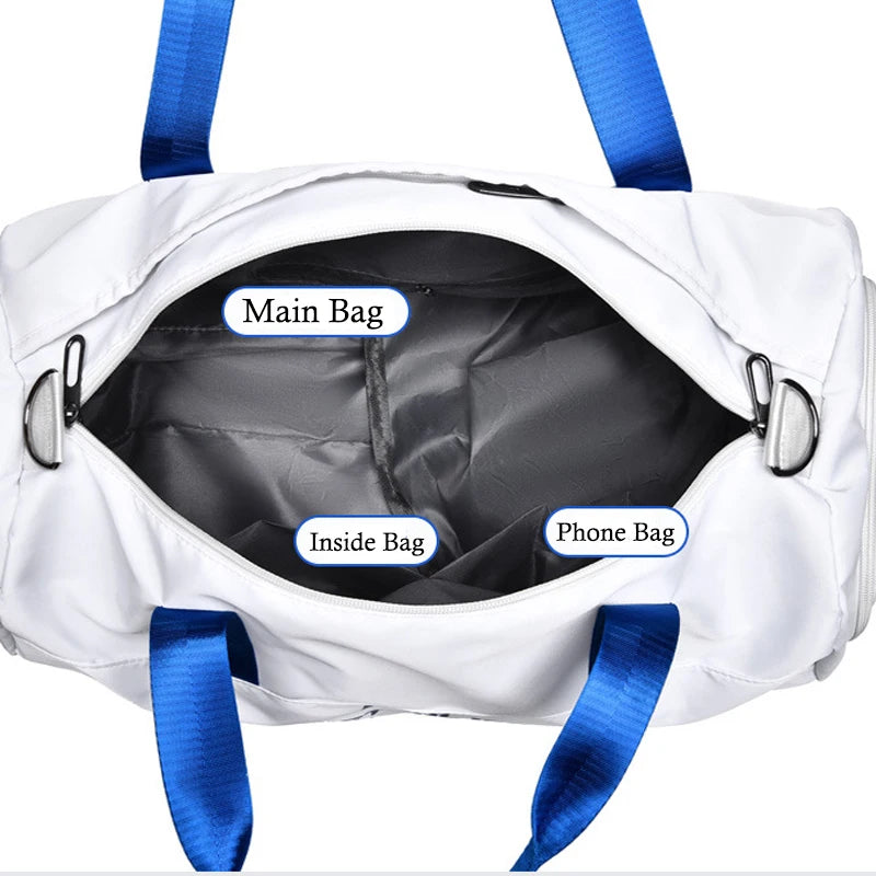 Men Women Fitness Training Dry Wet Gym Bags Waterproof Travel Shoulder Bag