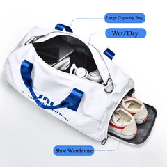 Men Women Fitness Training Dry Wet Gym Bags Waterproof Travel Shoulder Bag