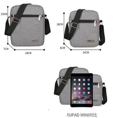 Men's Canvas Casual Handbags Crossbody Messenger Bags