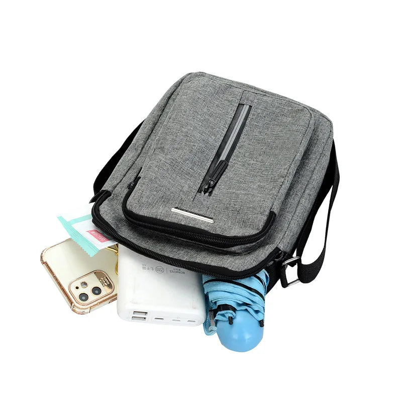 Men's Business Handbag Large Capacity Crossbody Bag