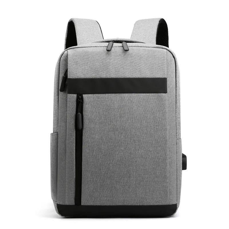 Men's Business Backpack Waterproof Bag Male Laptop USB Charging Casual Rucksack