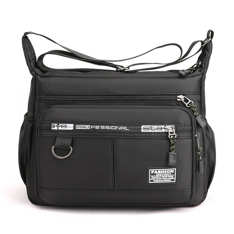 Men's Business Shoulder Casual Bags Waterproof Lightweight Travel Bags
