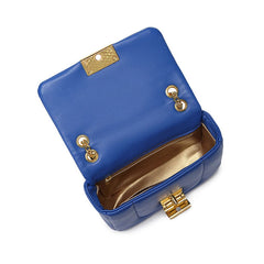 Mini Chain Shoulder Bag Lock Women Crossbody Bags High PU Leather