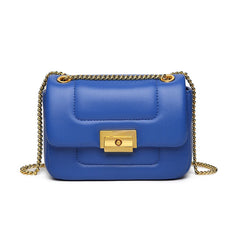 Mini Chain Shoulder Bag Lock Women Crossbody Bags High PU Leather