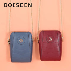 Mini Women Messenger Bags Chain Zipper Female Bags Top Phone Pocket
