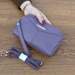 Mini Women Shoulder Bags Multifunctional Purse Excellent PU Leather Crossbody Ba