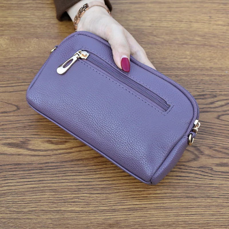 Mini Women Shoulder Bags Multifunctional Purse Excellent PU Leather Crossbody Ba