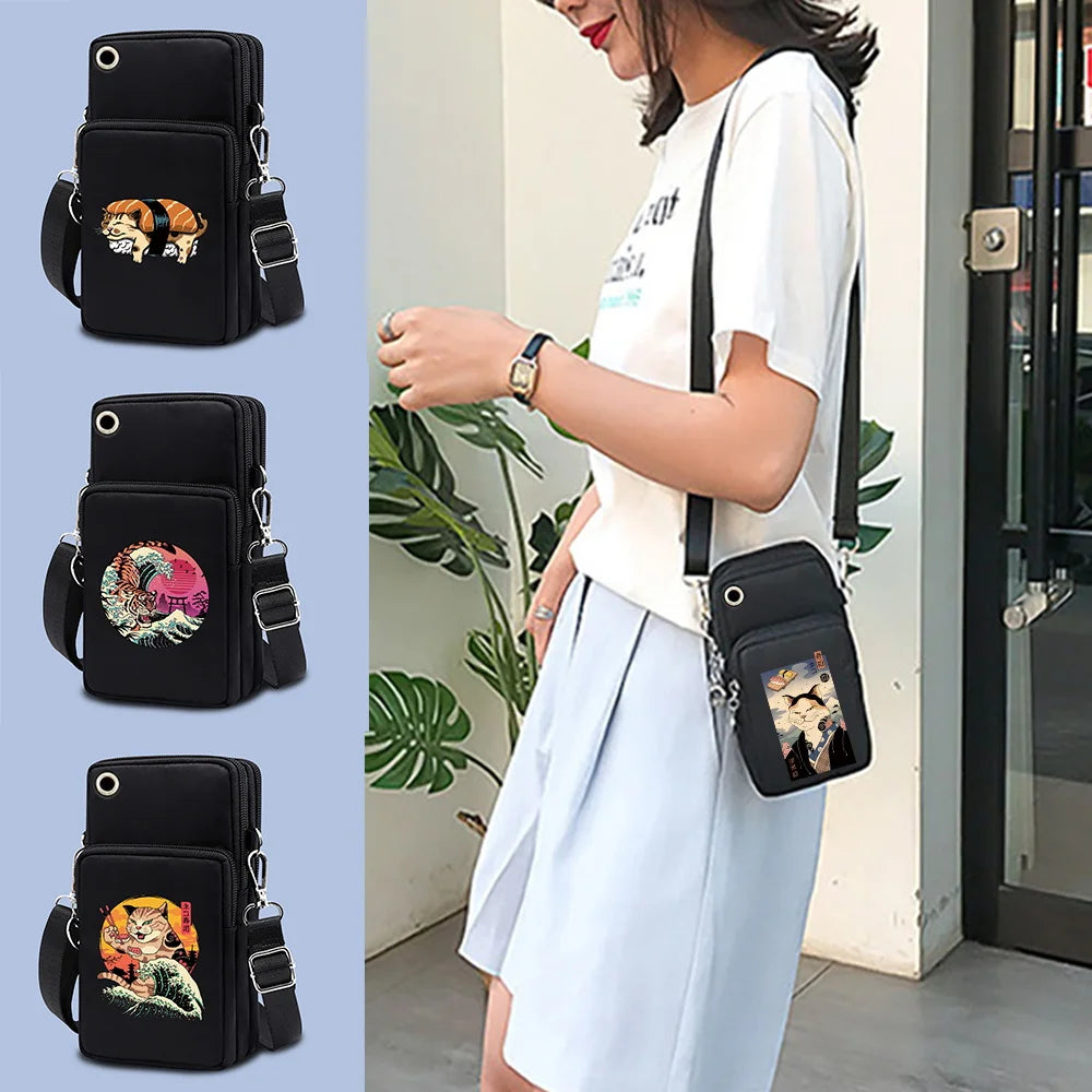 Universal Phone Pouch Bag Outdoor Sport Shoulder Bag Women