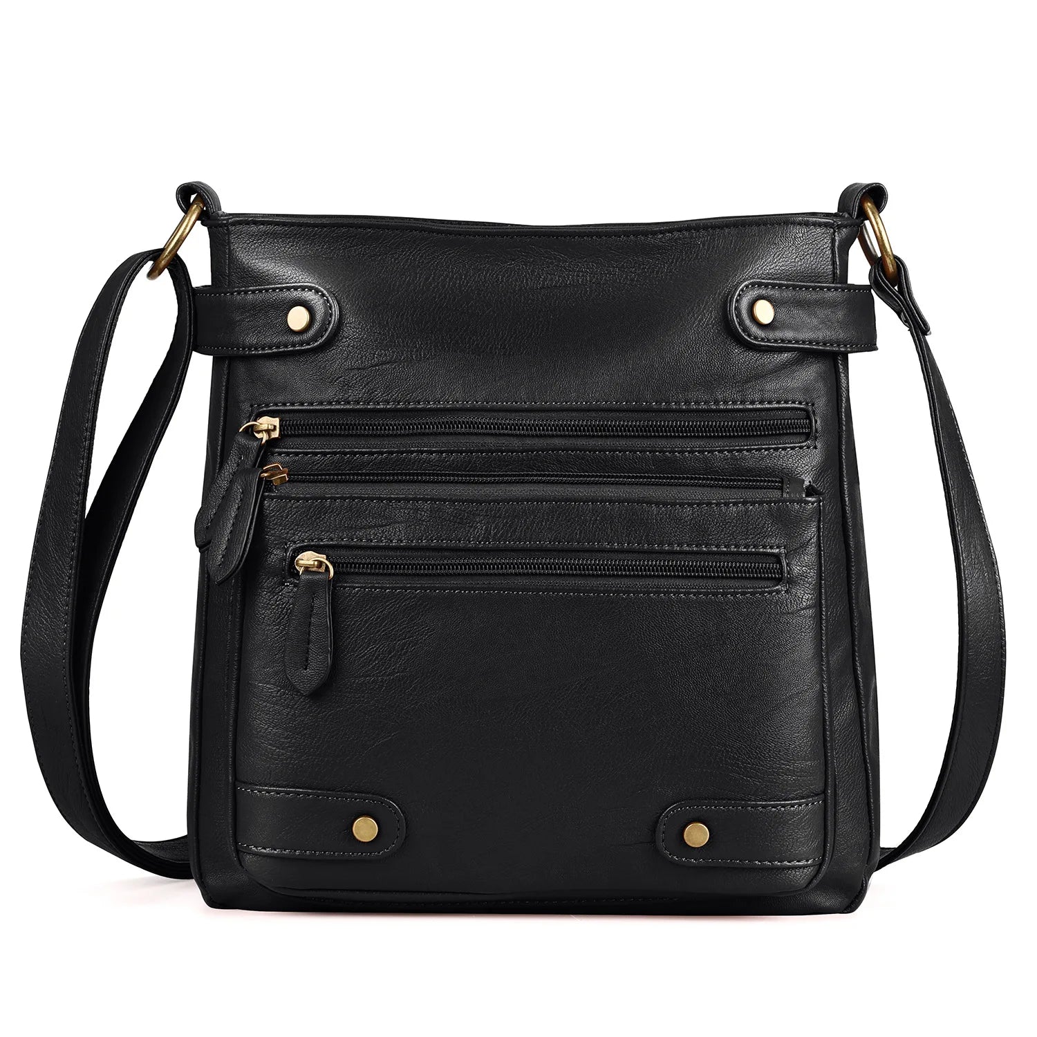 PU Leather Shoulder Bag Female Messenger Bag Small Square Bag