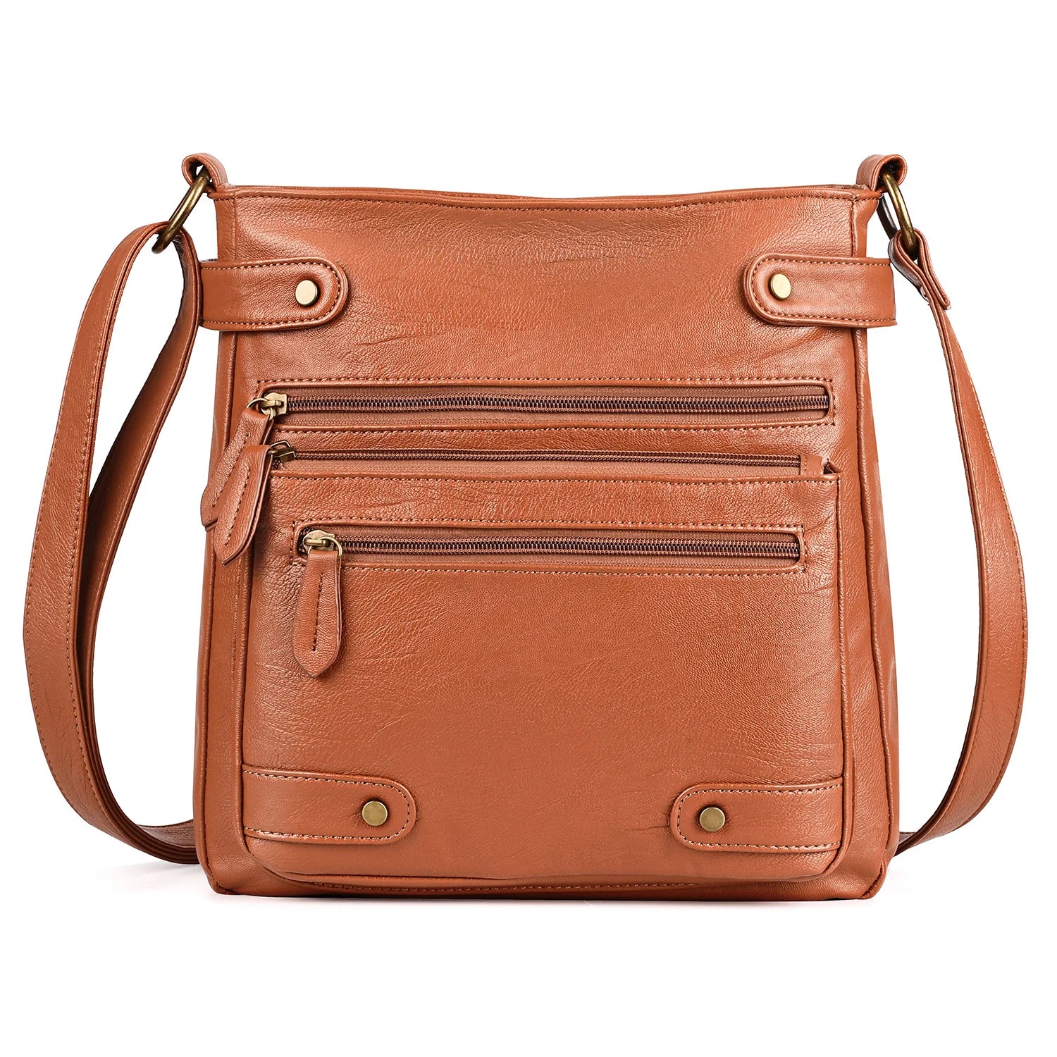 PU Leather Shoulder Bag Female Messenger Bag Small Square Bag