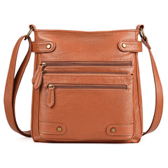 PU Leather Shoulder Bag Female Messenger Bag Small Square Bag