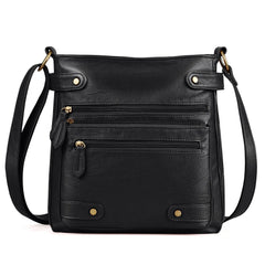PU Leather Shoulder Bag Female Messenger Bag Small Square Bag