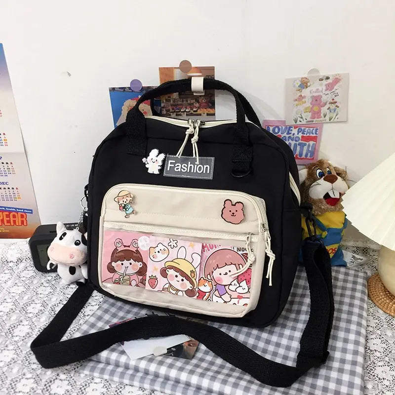 Japanese Student Bag Water Proof School Backpack Women Crossbody Bags