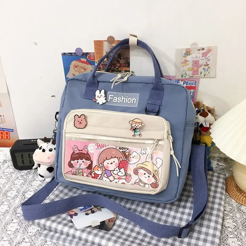Japanese Student Bag Water Proof School Backpack Women Crossbody Bags