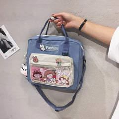 Japanese Student Bag Water Proof School Backpack Women Crossbody Bags
