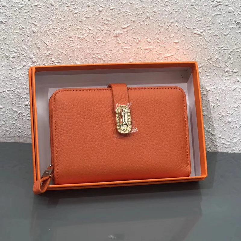 Leather Wallet Women Wallet Money Bag Cell Phone Pocket Ladies Long Purse