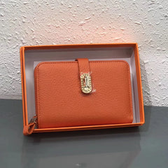 Leather Wallet Women Wallet Money Bag Cell Phone Pocket Ladies Long Purse