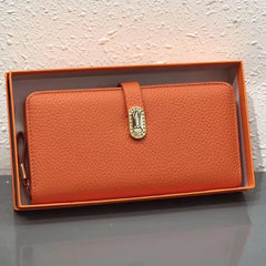 Leather Wallet Women Wallet Money Bag Cell Phone Pocket Ladies Long Purse