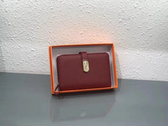 Leather Wallet Women Wallet Money Bag Cell Phone Pocket Ladies Long Purse