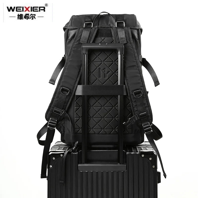 Lightweight Canvas Backpack with Large Capacity for Men