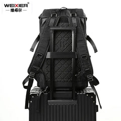 Lightweight Canvas Backpack with Large Capacity for Men