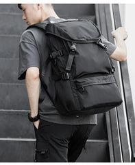 Lightweight Canvas Backpack with Large Capacity for Men