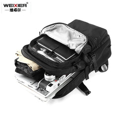Lightweight Canvas Backpack with Large Capacity for Men