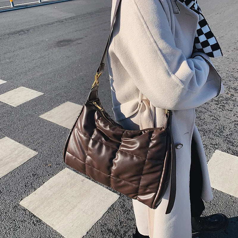 Autumn Winter Large Capacity Tote Bag Shoulder Bag Women Messenger Bag