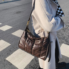 Autumn Winter Large Capacity Tote Bag Shoulder Bag Women Messenger Bag