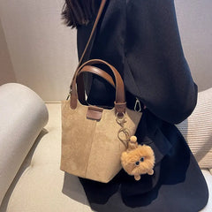 Large Capacity Shoulder Messenger Bag for Autumn and Winter