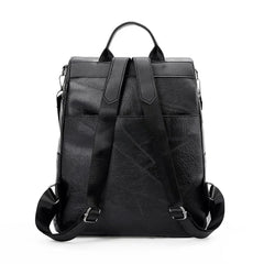 Leather School Bag for Girls High Leisure Travel Shoulder Bag