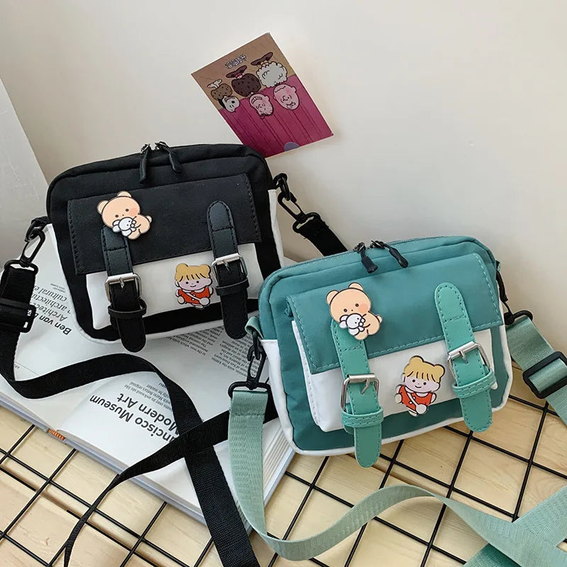 Nylon Shoulder Messenger Bag Student Bag Women's Bag