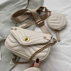 Embroidery Thread Shoulder Bag Autumn Chain Mother Bag