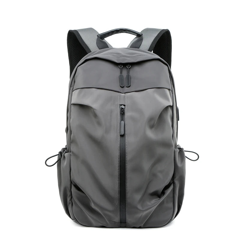 Men's USB Charging Travel Backpack Waterproof Rucksack Laptop Business School Ba