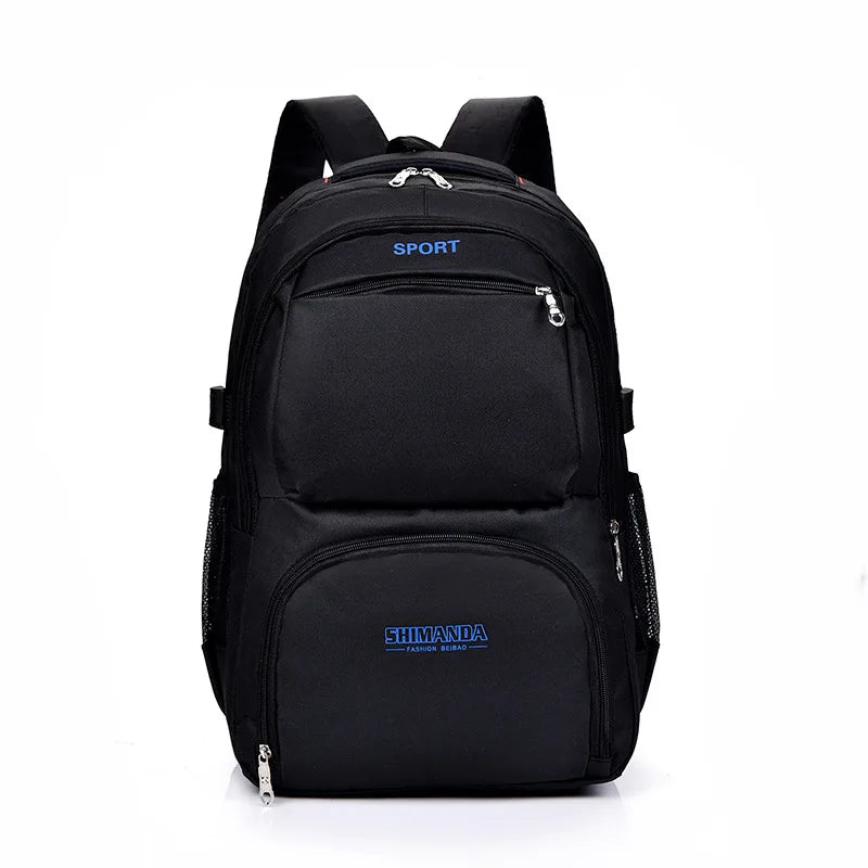 Business Backpack Laptop Bag Men's Large Capacity Solid Backpack