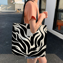 Canvas Shoulder Bag Retro Harajuku Handbag Large Capacity Tote