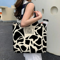 Canvas Shoulder Bag Retro Harajuku Handbag Large Capacity Tote