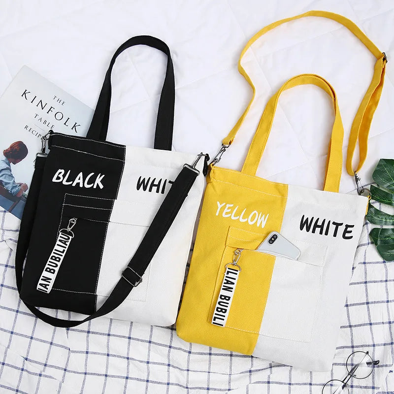 Casual All-match Shoulder Bag Large Capacity Women's Canvas Bag