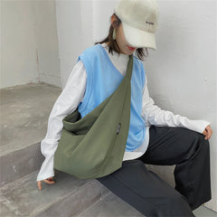 Casual Women's Big Totes Soft Canvas Shoulder Crossbody Bags Large Capacity