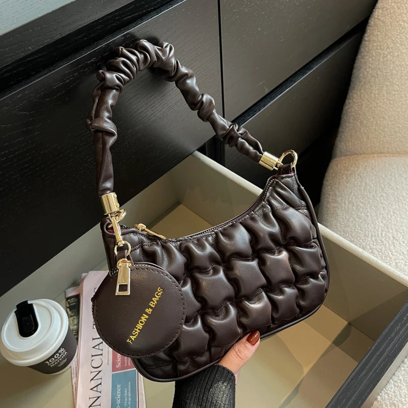 Small Clutch Crossbody Shoulder Bag Green Winter Handbags